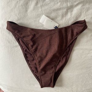 NWT Mid rise high leg moderate coverage bottom